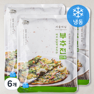 서울마님 부추전 반죽 (냉동), 250g, 6개