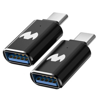 구스페리 USB to C타입 3.0 변환 OTG 젠더, 3cm, 2개, 블랙