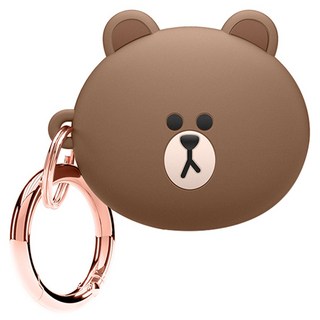 elago Line Friends 航空標籤盒, 1個, 棕色