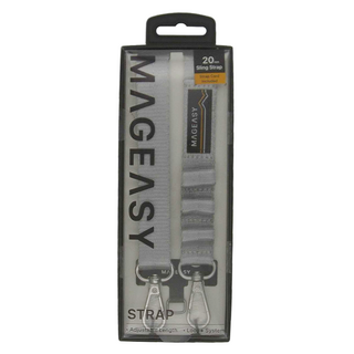 MAGEASY 2合1掛繩 + 掛繩片組, 璀璨銀, 1組