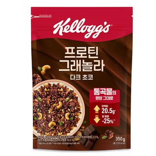 家樂氏黑巧克力蛋白軟糖格蘭諾拉麥片, 350g, 1個