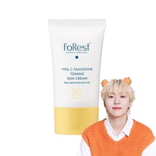 포레스트 귤타민 비타토닝 톤업 선크림 SPF50+ PA++++, 1개, 50ml