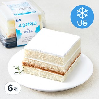 매일 데르뜨 냉동 우유 케이크 100g, 6개입 조선호텔케이크 매일 데르뜨 냉동 우유 케이크 100g, 6개입 조선호텔케이크