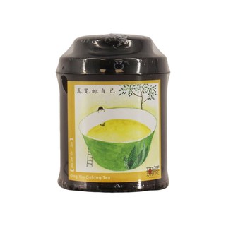 無藏茗茶 阿里山故事茶 高山烏龍 小茶罐, 半發酵, 特殊花香, 金黃茶湯, 甘甜濃郁, 冷泡熱飲都適合, 18g, 1罐