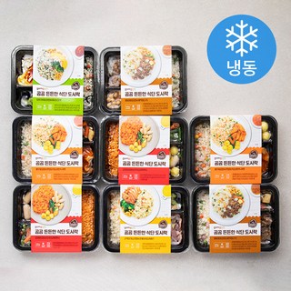 곰곰 든든한 식단 도시락 세트 215g 8개, 1.72kg, 1세트