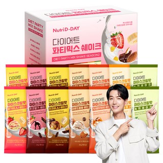 뉴트리디데이 다이어트 파티믹스 쉐이크 7종 세트, 14회분, 1개