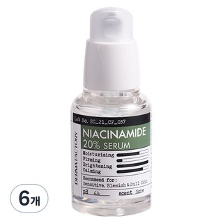 더마팩토리 나이아신아마이드 20% 세럼, 30ml, 6개