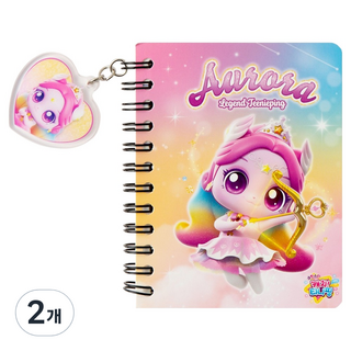 스튜디오에잇 캐치티니핑5 악세서리 수첩 70매, 오로라핑, 2개