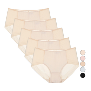 판도라by비비안 여성용 스키니 노라인 맥시 햄팬티 5종 세트