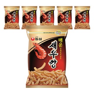 새우깡 매운새우깡, 400g, 6개