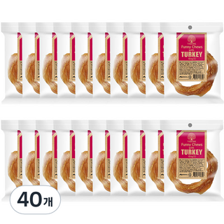 더내추럴 퍼니츄 애견간식 링 S, 칠면조, 13g, 40개