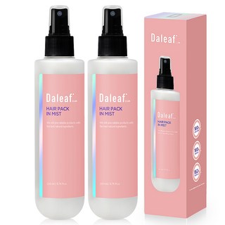 달리프 글램 노워시 헤어팩 인 미스트, 200ml, 2개