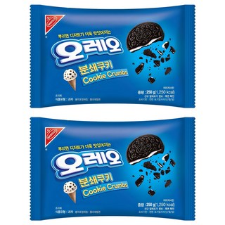 오레오 분쇄쿠키, 250g, 2개