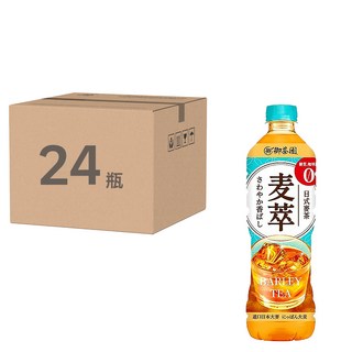 御茶園 麥萃無糖麥茶, 590ml, 24瓶