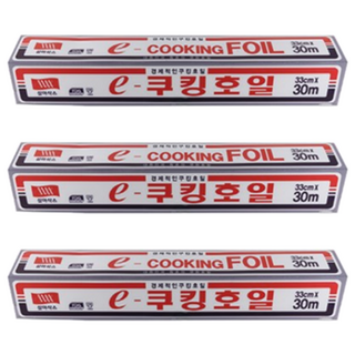 삼아삭스호일 e 쿠킹호일 33cm x 30m, 3개