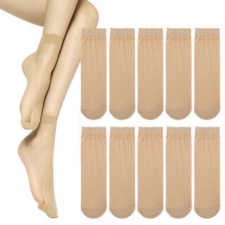 두발로 여성용 베이직 발목 스타킹 10켤레 세트
