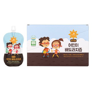 몸애쏙쏙 유기농 어린이 배도라지즙, 1L, 1개, 혼합맛(배/도라지)
