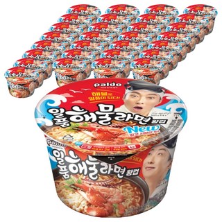 팔도 일품 해물라면 왕컵 110g, 32개