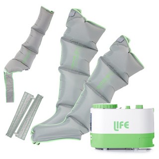 닥터라이프 사지압박 다리 팔 마사지기 세트 LIFE lll PLUS, 그린