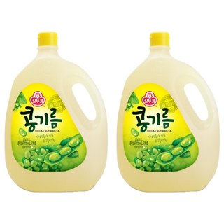 오뚜기 콩기름, 3.6L, 2개