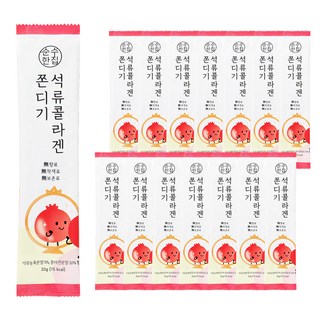 Sunsuhouse 韓式蒟蒻手撕條隨身包 石榴膠原蛋白風味, 15包, 22g