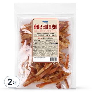 바다원 바베큐 조미 오징어, 300g, 2개