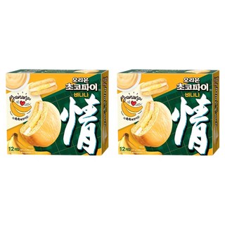 오리온 초코파이 바나나 12p, 444g, 2개