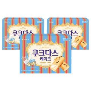 COUQUE D'ASSE CROWN皇冠鮮奶油夾心蛋糕, 77g, 3盒