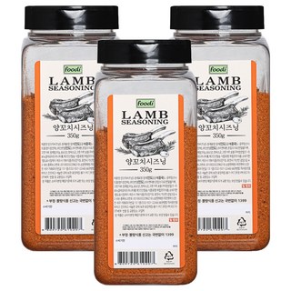 foodi 양꼬치시즈닝, 350g, 3개
