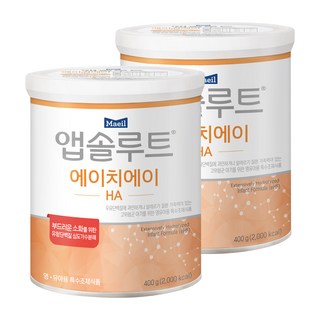 매일유업 앱솔루트 에이치에이 분유, 400g, 2개