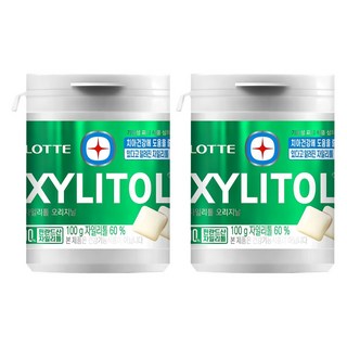 롯데자일리톨 오리지날, 100g, 2개