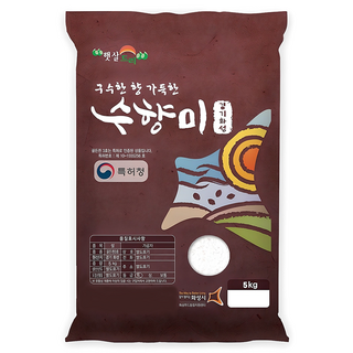 수향미 2024년산 햅쌀 골든퀸 3호 백미, 특등급, 5kg, 1개 산해진미특호