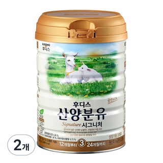 일동후디스 시그니처 산양분유 3단계, 800g, 2개