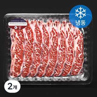 미국산 LA식꽃갈비 (냉동), 1kg, 2개