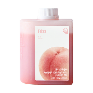 프리스 복숭아 농축액 1kg – 1개 freece 프리스 복숭아 농축액 1kg – 1개 freece
