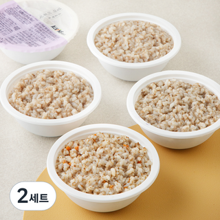 엘빈즈 후기 이유식 한우듬뿍 배진밥 180g + 한우듬뿍 양송이진밥 180g + 한우듬뿍 오징어진밥 180g + 한우듬뿍 아보카도진밥 180g 세트, 720g, 2세트