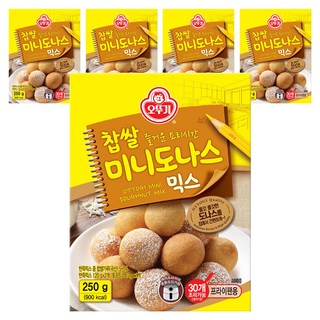 오뚜기 찹쌀 미니도나스 믹스, 250g, 5개