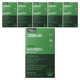 그린몬스터 다이어트 녹차카테킨 플러스, 28정, 6개