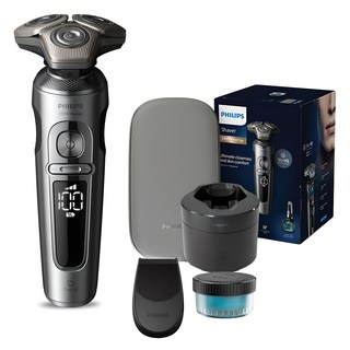 필립스 SkinIQ 9000 프레스티지 시리즈 전기면도기, SP9841/32, 브라이트크롬