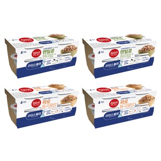 햇반 라이스플랜 렌틸콩 현미밥 190g 8p + 파로 통곡물밥 190g 8p, 1세트