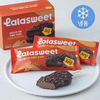 라라스윗 저당 초콜릿 초코바 (냉동), 90ml, 4개입, 1개 대표 이미지 - 아이스크림 추천