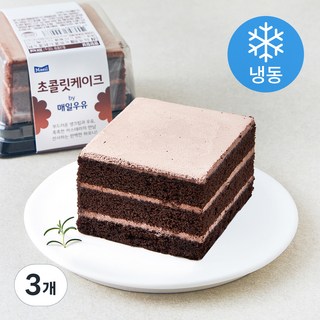 매일우유 초콜릿 케이크 (냉동), 100g, 3개