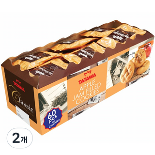 타타와 사과잼쿠키 60p, 600g, 2개