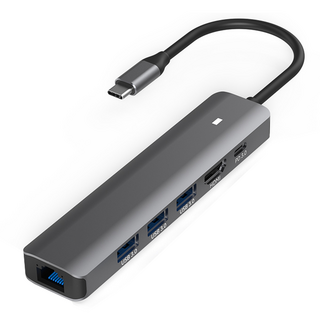 아이노트 USB C타입 6 in1 멀티허브 CH61P