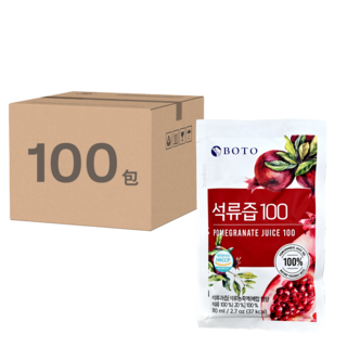 BOTO 紅石榴汁, 80ml, 100包