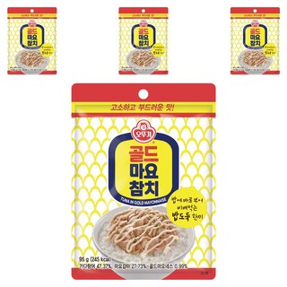 오뚜기 골드마요참치 파우치, 95g, 4개