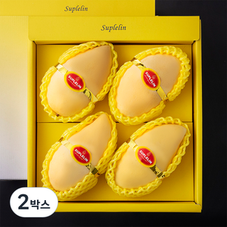 수플린 태국산 골드망고 선물세트, 2박스, 1.4kg(4입)