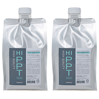 히무토 하이 피피티 트리트먼트 세라마이드 + 전용 용기 + 펌프, 1000g, 2개