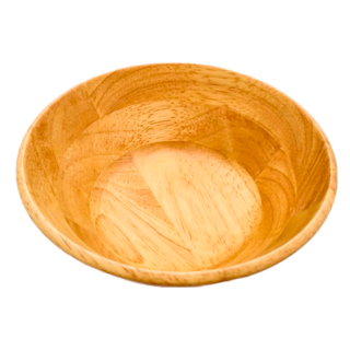 橡膠木碗, 直邊平底, 14*H6cm, 耐熱溫度70°C, 越南產, F252-14, 1個