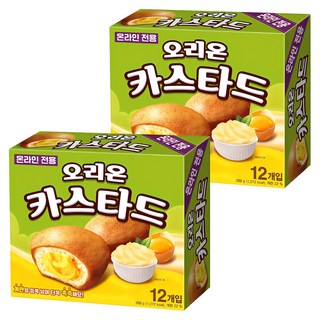 오리온 카스타드 12p, 288g, 2개